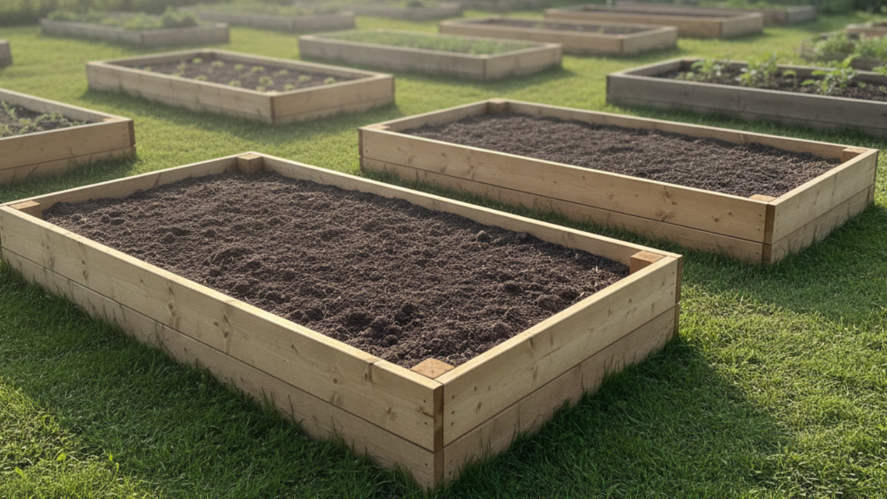 Eerste moestuinbed klaar voor gebruik